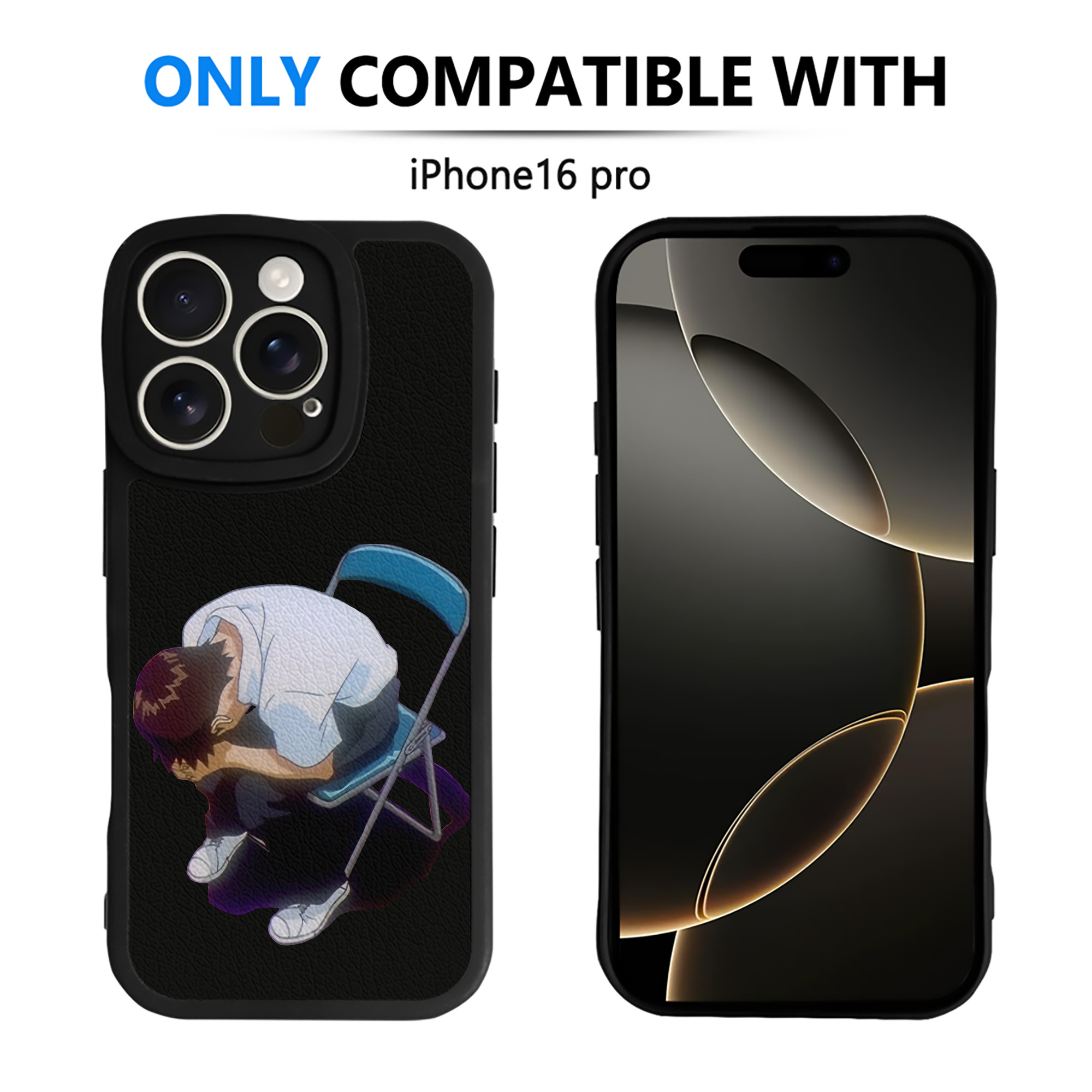 （画像用） EVA 新世紀エヴァンゲリオン 【iPhone 16シリーズ対応】シリコンスマホケース（レザー調） 材質：シリコン